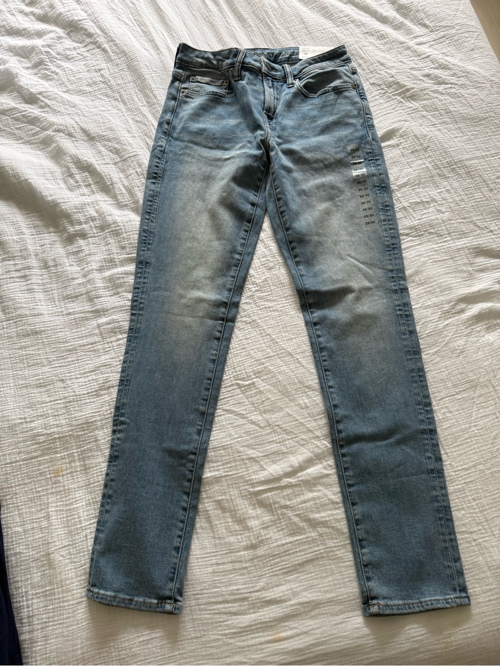 American Eagle Airflex+ Men’s Skinny Jeans - Light Blue
